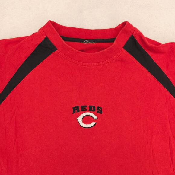 Cincinnati Reds Short Sleeve Graphic Baseball T Shirt Mens Size XL Red - Picture 1 of 9